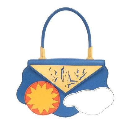 Унисекс сумка Hermes Mini Courchevel Sun and Cloud