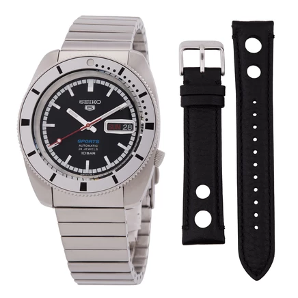 Мужские часы Seiko 5 Sports SRPL05K1, черные