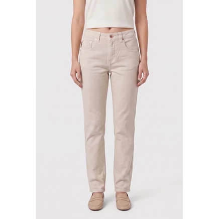 Женские брюки Brunello Cucinelli, прямые, бежевые