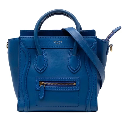Женская сумка-сэтчел Celine Nano Luggage из кожи