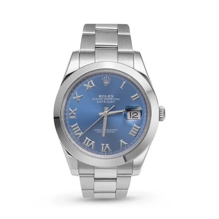 Мужские часы Rolex Datejust 126300, синий циферблат