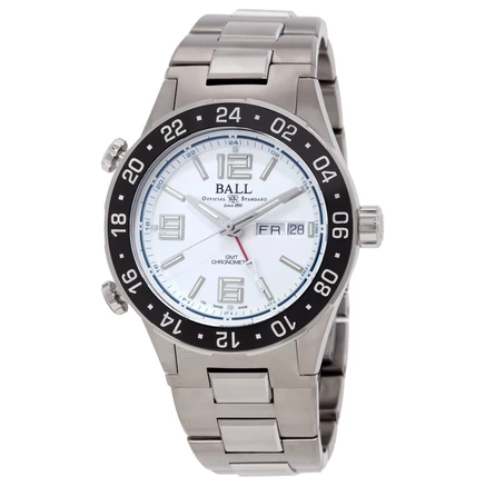 Мужские часы Ball Roadmaster Marine DG3030B-S7CJ-WH, белые