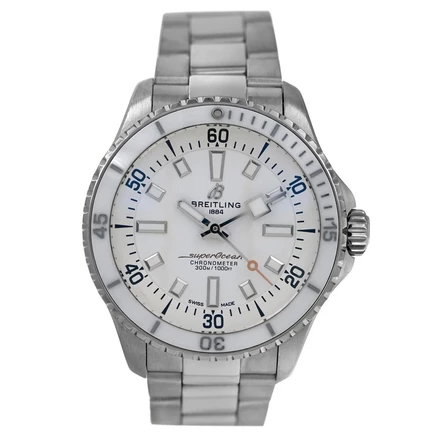 Женские часы Breitling Superocean A17377211A1A1, белые