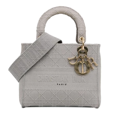 Женская сумка Dior Lady D-Lite Cannage, средняя