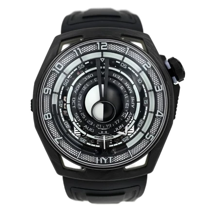 Мужские часы HYT Moon Runner H02800-A, черные