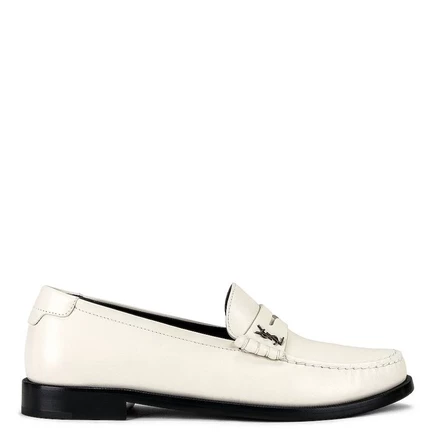 Мужские лоферы Saint Laurent Le Loafer, белые