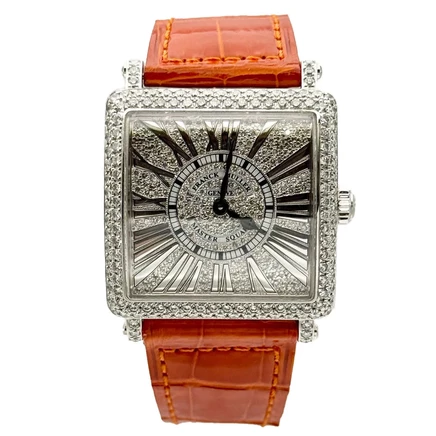 Женские часы Franck Muller Master Square 6002, бриллиантовые