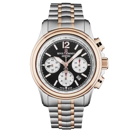 Мужские часы Revue Thommen Air Speed, черные