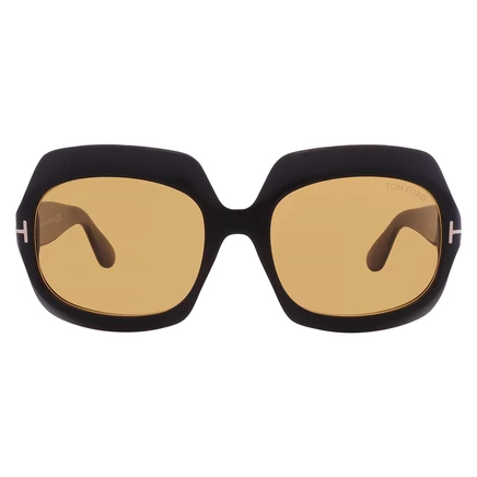 Женские квадратные очки Tom Ford Ren FT1155, черные