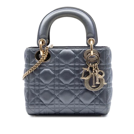 Женская сумка Dior Lady Dior Mini из сатина