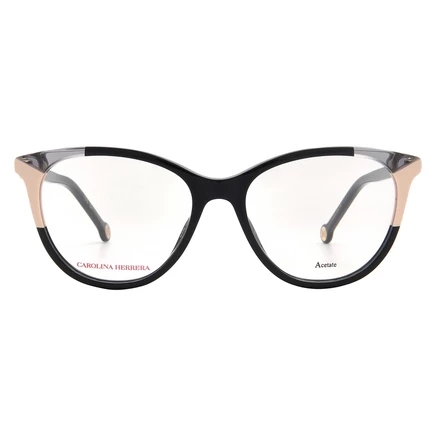 Женские очки Carolina Herrera CH 0054, черно-бежевые