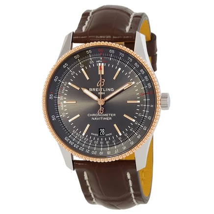 Мужские часы Breitling Navitimer 41 U17326121M1P1, серые
