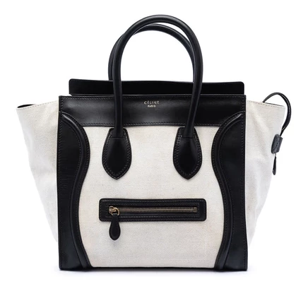 Женская сумка-тоут Celine Mini Bicolor Luggage