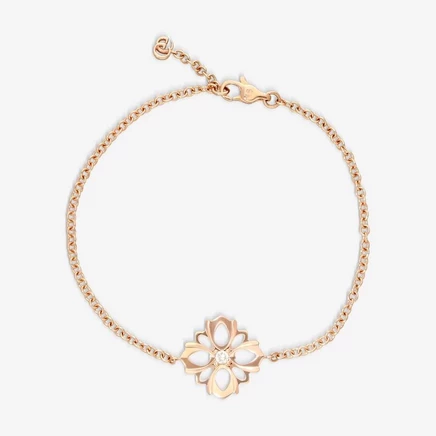 Женский браслет Gucci Flora YBA796247001, 18K, бриллиант