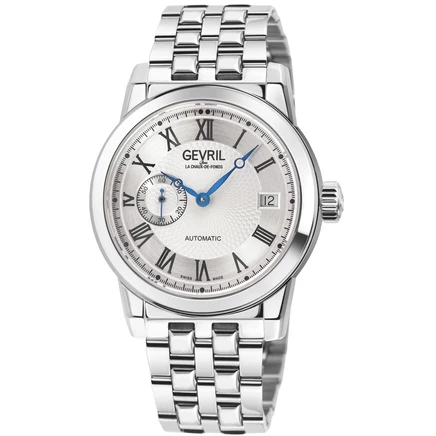 Мужские часы Gevril Madison 2563B, белые
