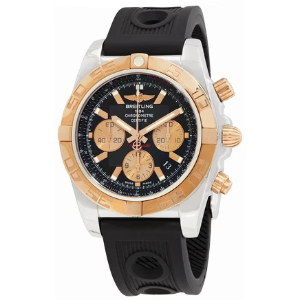 Мужские часы Breitling Chronomat 44, хронограф, черные