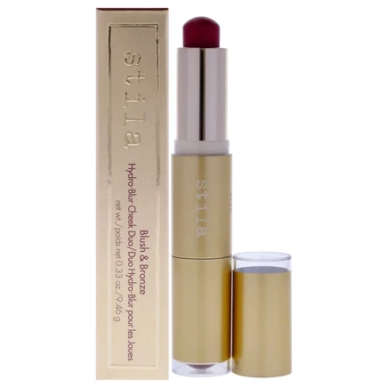 Stila Hydro Blur, дуэт румян и бронзера, клюква/махагони