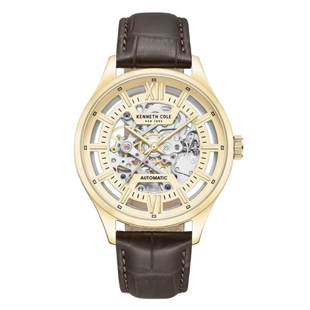 Мужские часы Kenneth Cole Automatic Skeleton, скелетон
