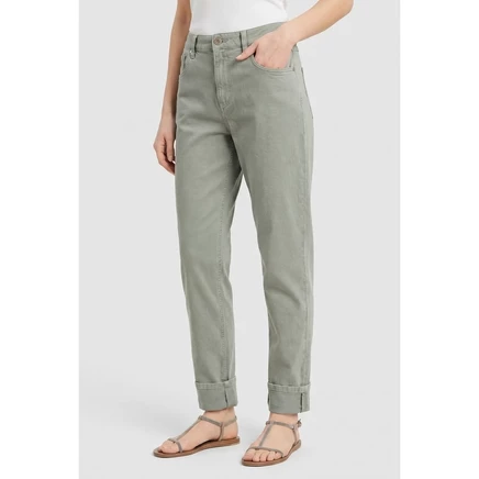 Женские брюки Brunello Cucinelli, свободные, шалфейные