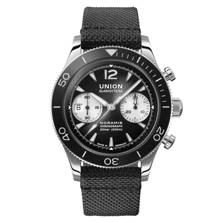 Унисекс-часы Union Glashuette Noramis, антрацитовые