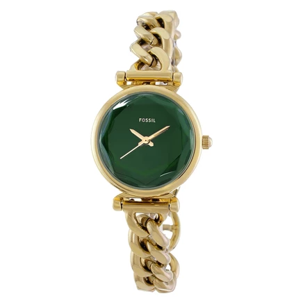 Женские часы Fossil Carlie ES5441, кварцевые, зеленые