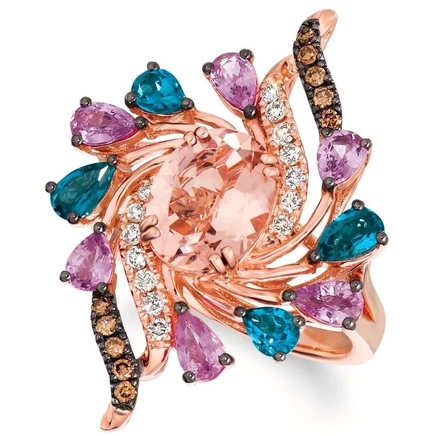 Женское кольцо Le Vian TRRC 1, 14К, морганит