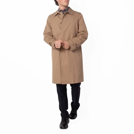 Мужское пальто Burberry из хлопкового габардина