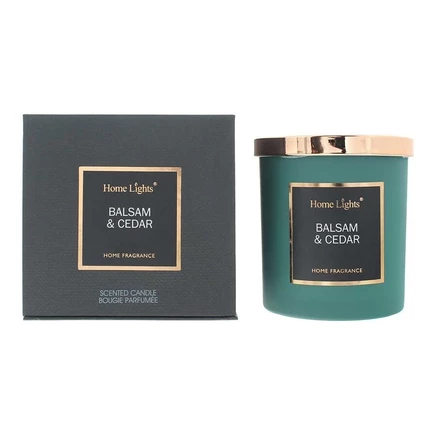 Ароматическая свеча HomeLights Balsam & Cedar, 254 г