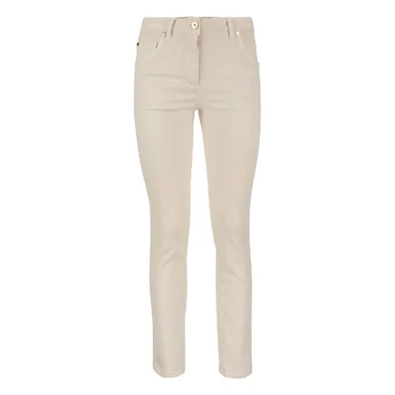 Женские брюки Brunello Cucinelli зауженные, лунные