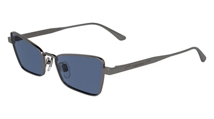 Женские очки Calvin Klein CK24110S, синие, светлый металл