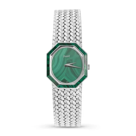 Женские часы Piaget 9341 P5 Vintage, зеленые