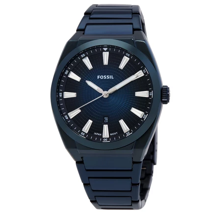 Мужские часы Fossil Everett FS6169, синие