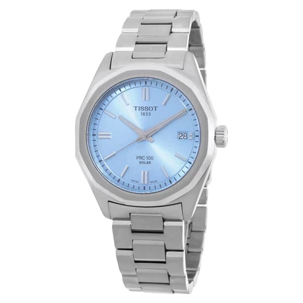 Женские часы Tissot T1518221135100 кварцевые, голубые