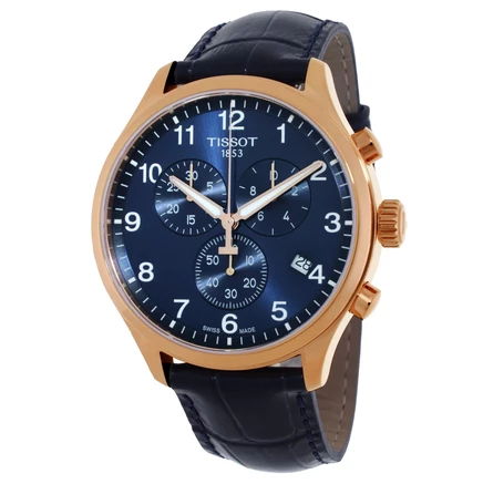 Мужские часы Tissot T1166173604200, хронограф, синие