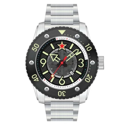 Мужские часы CCCP CP-7094-11, чёрные
