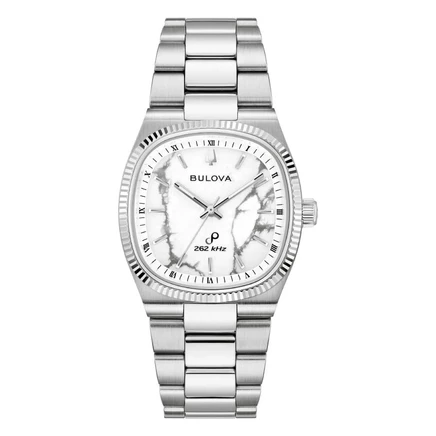 Мужские часы Bulova Super Seville 96A344, белые