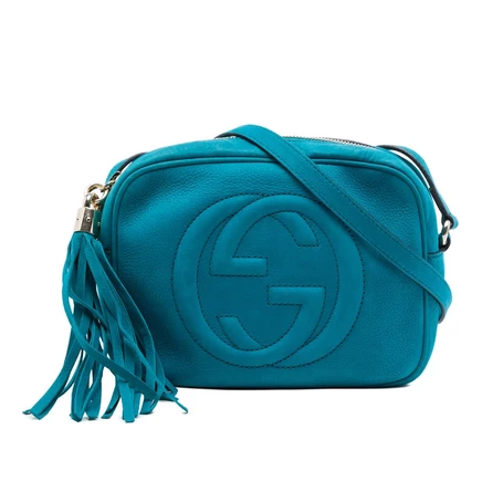 Унисекс кросс-боди Gucci Soho Disco из нубука