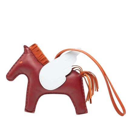 Женский брелок Hermes Rodeo Pegase PM, б/у, кожа