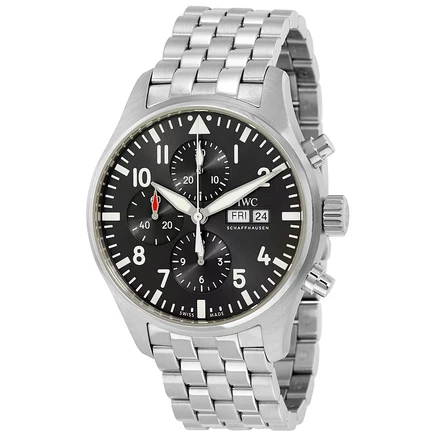 Мужские часы IWC Pilot Spitfire IW377719, серые
