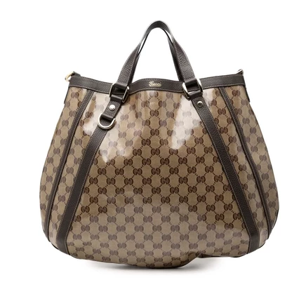 Женская б/у сумка Gucci Abbey GG Crystal, трансформер