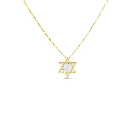 Женское колье Roberto Coin Star of David, золото