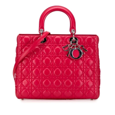 Женская сумка Dior Lady Dior Cannage, большая