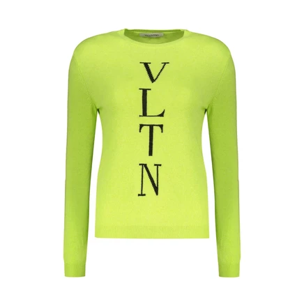 Женский свитер Valentino, шерстяная смесь, светло-зеленый
