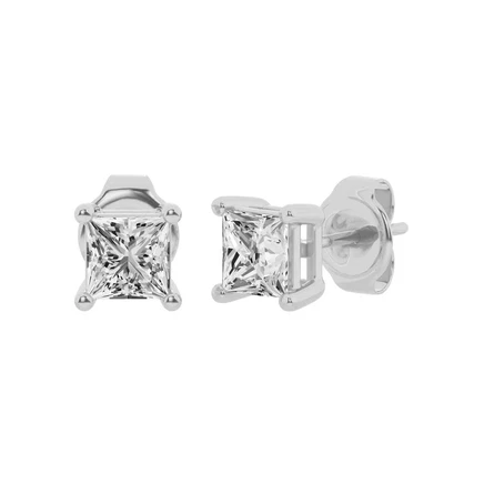 Женские серьги Brilliant Diamond, 2 карата, белое золото