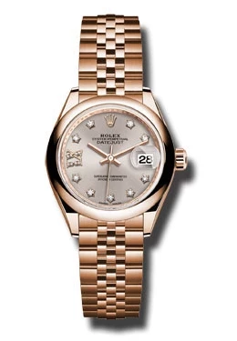 Женские часы Rolex Datejust 279165SNRDJ, пудровые