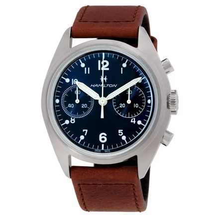 Мужские часы Hamilton Pilot Pioneer H76409540, синие
