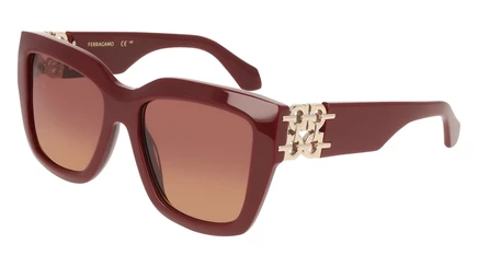 Женские очки Ferragamo SF2083SE, бордовые