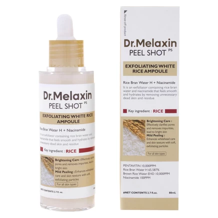 Ампула Dr.Melaxin Peel Shot Rice, 80 г