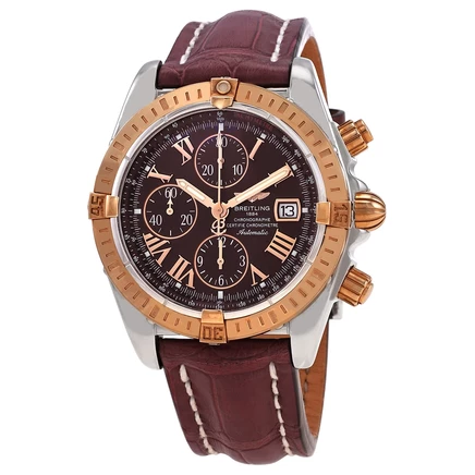 Мужские часы Breitling Chronomat Caliber 13, бордовые