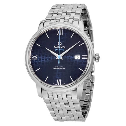 Мужские часы Omega 424.10.40.20.03.003, синие